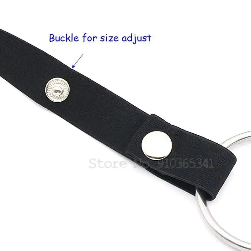 Fixed belt for cock cage Size adjustable strapon male chastity device tied penis cage Belt with ring no chastity cage sex toys