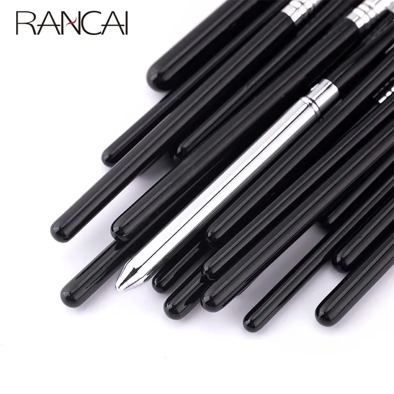 19pcs Full Eyeshadow Brushes Set Eye Brush Foundation Contour Concealer Cosmetic Makeup Brush With Bag — image 4