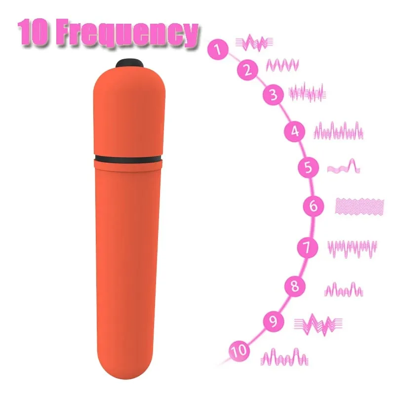 Mini Bullet Vibrator for Women 10 Speed Clitoris Stimulator Dildo Vibrator Erotic Toys for Woman Adult Products Sex Machine — image 18