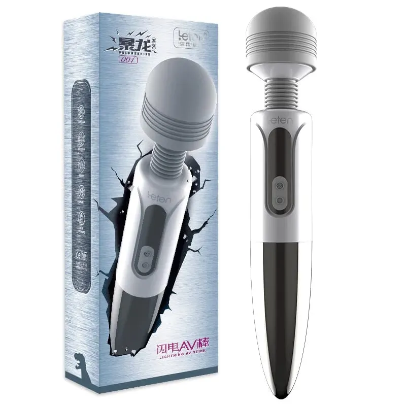 Leten 55mm Super Big Head Magic Wand Vibrator AV Stick Vibrators For Women Clitoris Body Massage Female Masturbator Sex Toys