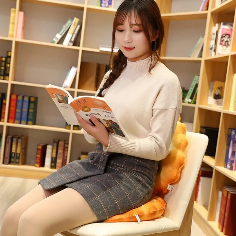 New 38CM Simulation Biscuits Pillow Plush Cushion Plush Toy Doll Kids Home Decor Biscuits Seat Cushion Chair Car Seat Cushion