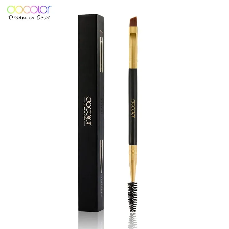 Docolor Eyebrow Brush+Eyebrow Comb Beauty Eyebrow Brush Professional Makeup Brushes For Eye Brow Brush Eye Blending Brush