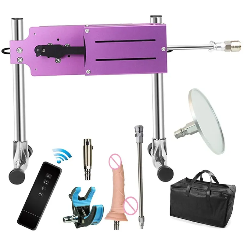 New Sex Machine App & Wired & Wireless Control Turbo Gear Powerful Love Machine with Dildo for Adults Masturbation