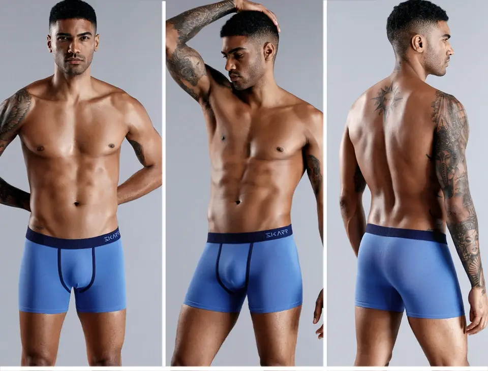 6Pcs White Boxers Man Sexy Underpants Brands Underwear Mens Boxershorts Cotton Men's Panties Male Boxer Shorts Set — image 6
