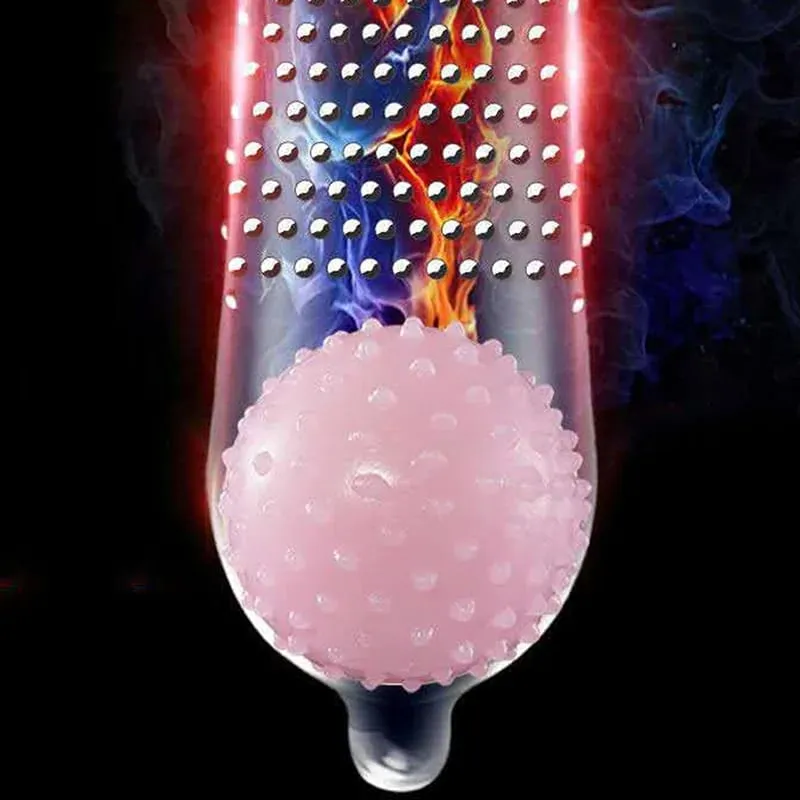 Sex Toy Electric Vibrator Ball With Beads 35mm Soft Prostate Vagina Massager Dick Extender for Condom Men Women — image 2