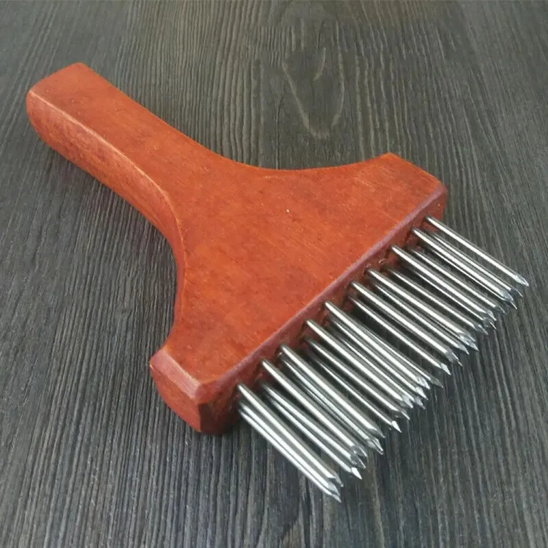 Belly Pork Skin Crispy Hand Tool Hole Hammer Needle Poke Pointed Needle Stainless Steel Fast Tenderizer Loose Steak Kitchen Tool — image 9