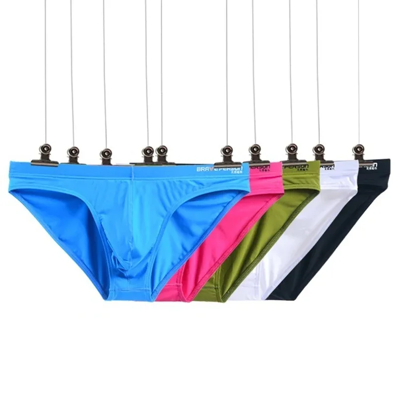 2pcs/1pcs Men Briefs Mens Underwear Elasticity Underwear Male Comfortable Panties Male Shorts Briefs Hot — image 2