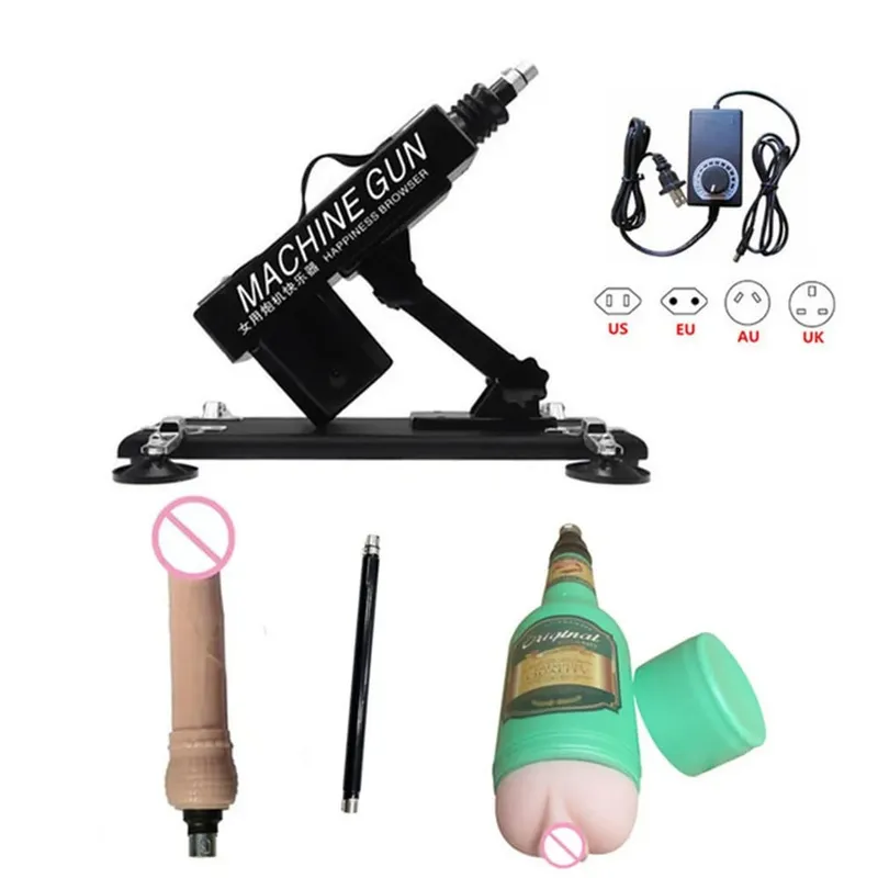 Strong Motor Automatic Vibartor Sex Machine with Dildo Attachments Adjustable Gun Love Machine Sex Toys for Man Women Adult Game — image 20