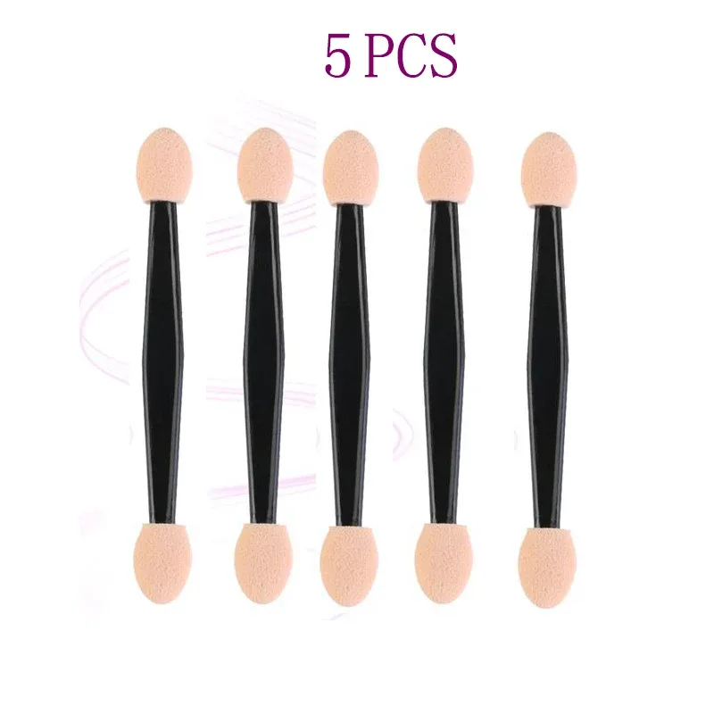 Hot 5/30/50/100PCS Eyeshadow Brush Makeup Brushes Dual Sided Sponge Nylon Set Tool Make up Eye Shadow Brush Cosmetic Applicator