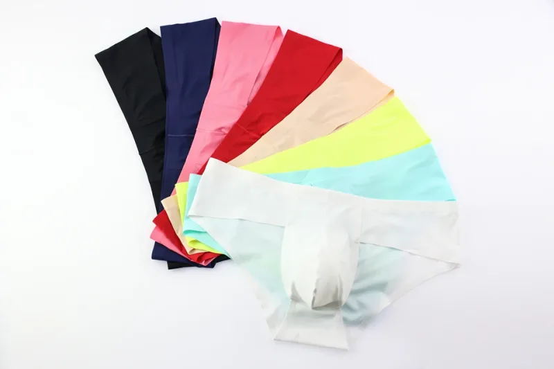New Mens Elastic Seamless Briefs Shorts Underwear Ultra-Thin Breathable Briefs Cueca Ice Silk Seamless Low Waist Soft Underpants — image 22