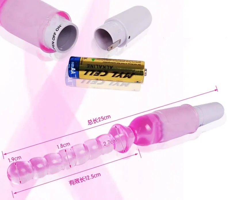 Candiway Low Noise Pull Beads Vibrator 1AA Battery Masturbation Vibrating G-spot Stimulation Adult Sex Toys For Women — image 5
