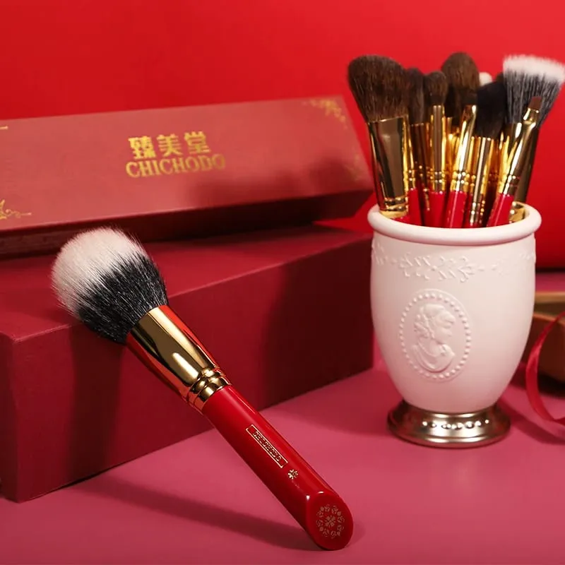Makeup Brush-Luxurious Red Rose Series 20PCS Animal Hair Brushes Set-Cosmetic Brush-Makeup Tool-Natural Hair Beauty Pen