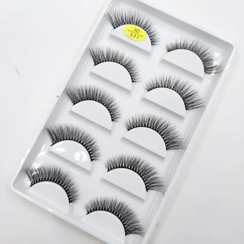30 Style 5 Pairs Natural Eye Lashes Mink Lashes Handmade Fluffy Lashes 3D False Eyelashes Makeup Faux Cils Maquiagem Cilios — image 43