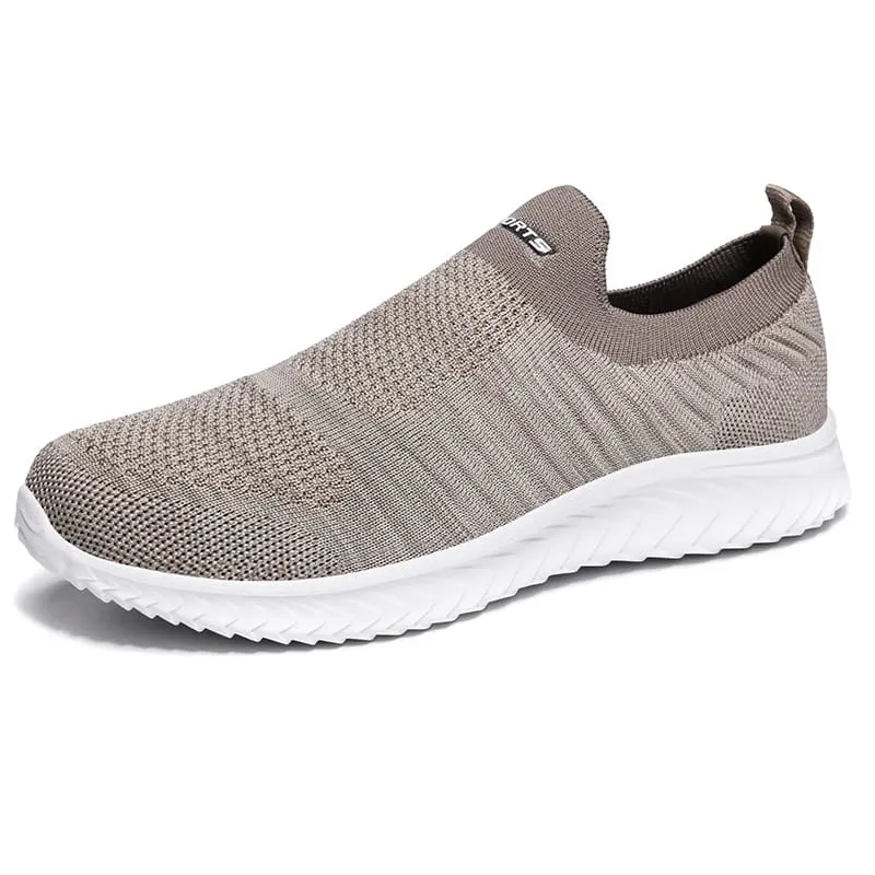 Men Vulcanize Shoes Mesh Men Shoes Lightweight Comfortable Men's Sneakers 2025 Autumn Fashion Slip On Flats Shoes Male Loafers — image 12
