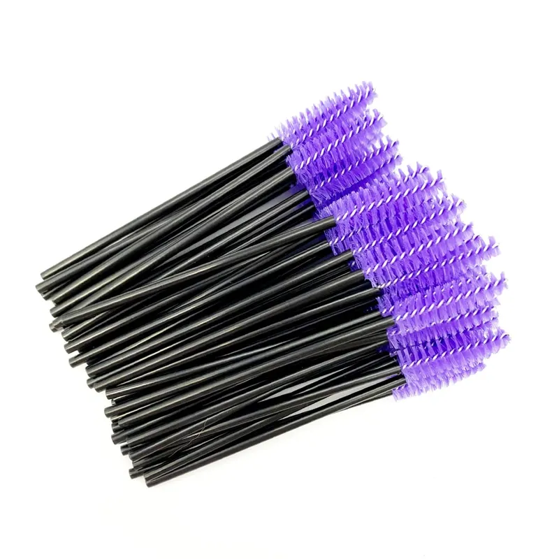 Brosses à cils jetables, manche en diamant en cristal, brosse à cils, baguettes de Mascara à sourcils, fournitures d'extension de cils, outils de maquillage — image 19