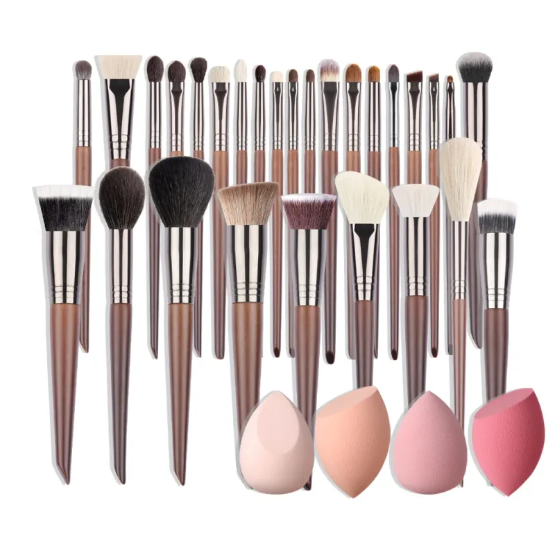 OVW Makeup Brushes Set Beauty Puff Sponge Egg Powder Kabuki Blush Concealer Eye Shadow Makeup Brush Kit — image 11