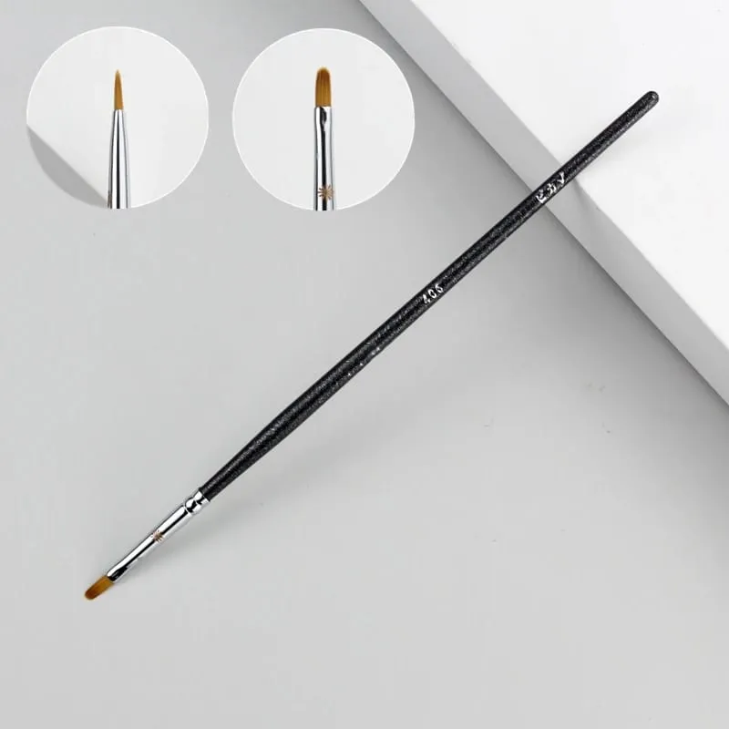 1pc Precision Eyeliner Beveled Concealer Makeup brushes tapered Eyelid Make up brush Flat liner liquid eyebrow 406 712 722 — image 4
