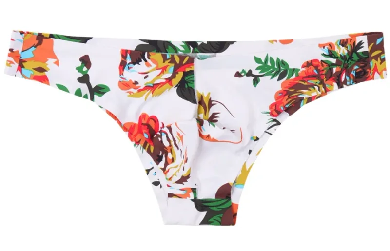 4pcs Men Sexy Style Smooth Soft Printed Underwear Men's Thin Underpants Man Low Waist Bikini Ice Silk Briefs Seamless 00817 — image 21