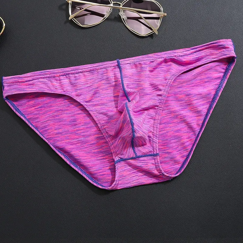 5pcs/lot Sexy Underwear Men Brief Shorts Mens Briefs Ropa Interior Hombre Low Waist Underpants Breathable U Convex Print 1703 — image 17