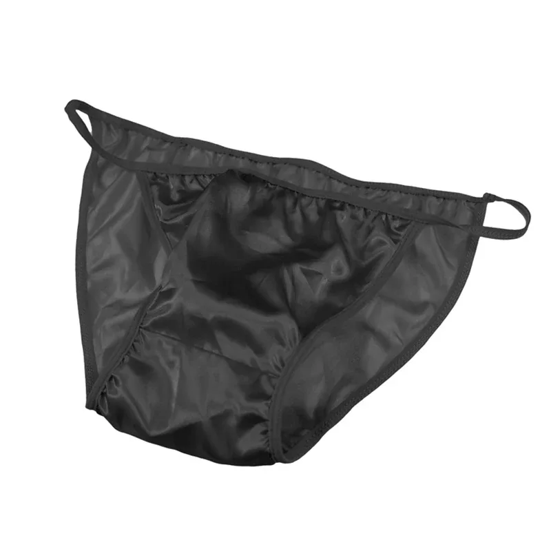 Chaud Sexy taille basse hommes lisse Nylon caleçons culottes slips sous-vêtements 1090 — image 4