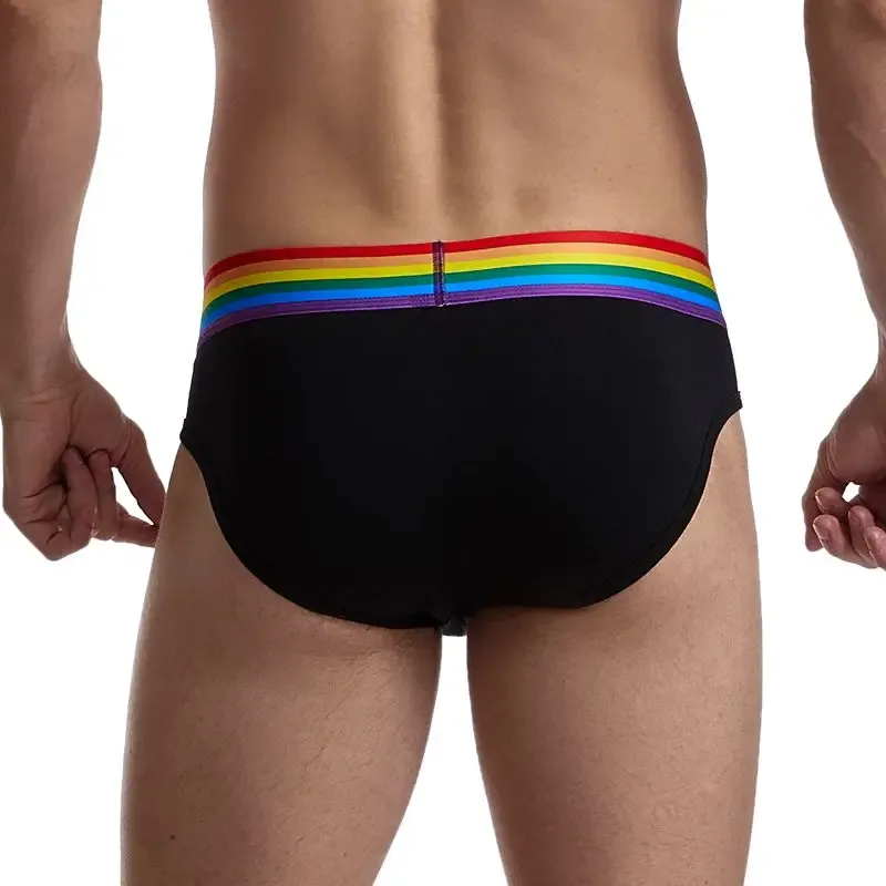Jockmail กางเกงในชายเซ็กซี่ชุดชั้นในชายผ้าฝ้าย Low Rise Underpant เส้นด้ายสุทธิลูกไม้, Breathable ฤดูร้อนกางเกงขาสั้น calzoncillos hombre slip — image 12