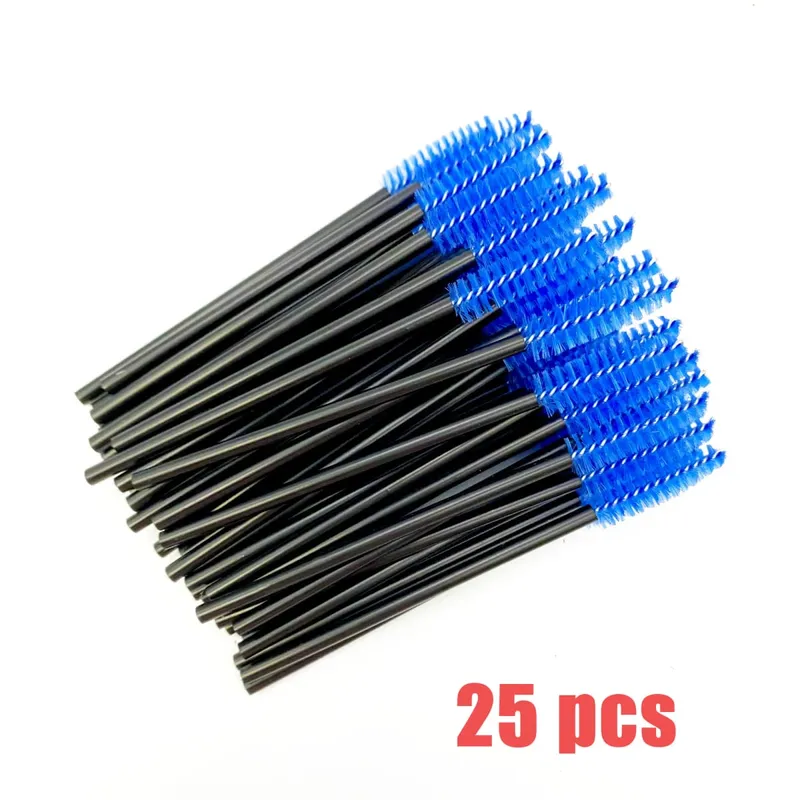 Brosses à cils jetables, manche en diamant en cristal, brosse à cils, baguettes de Mascara à sourcils, fournitures d'extension de cils, outils de maquillage — image 24