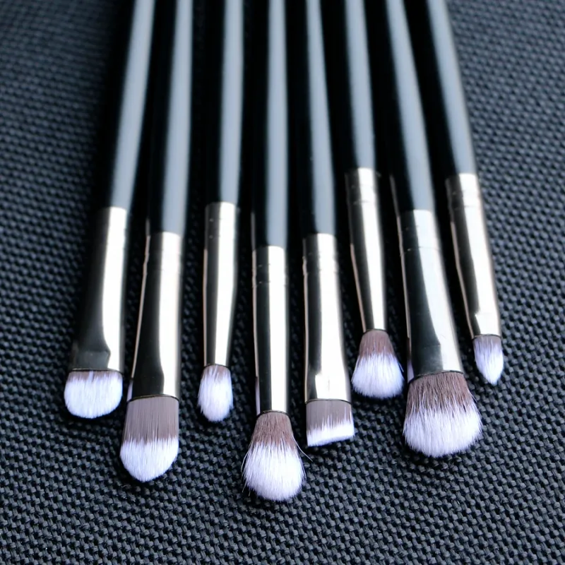 Sywinas Black Makeup Brushes Set 12pcs High Quality Synthetic Hair Foundation Contour Eyeashadow Make Up Brush Set — image 6