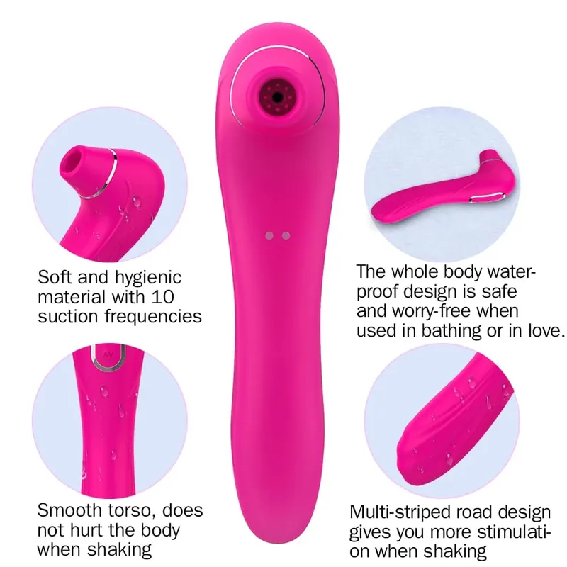 Vagina Sucking Vibrator Oral Tongue Blowing Suction Clitoris Stimulator Vibrators Sex Toys For Adult Women Masturbator Erotic — image 4