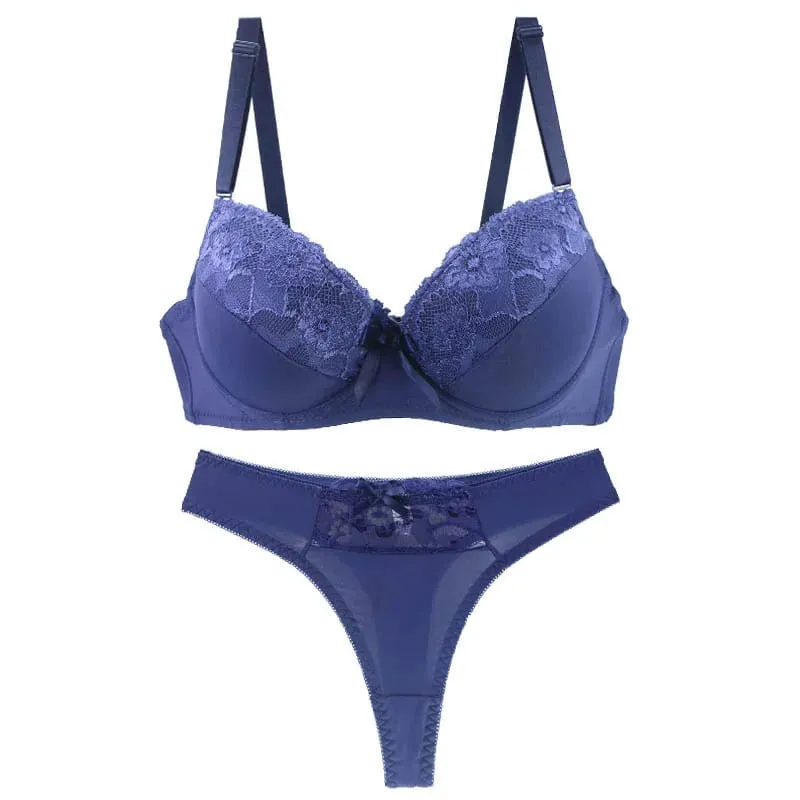 DaiNaFang ใหม่เซ็กซี่ Push Up Bra ชุดเบาะลูกไม้ชุดชั้นในผู้หญิง BCDE Cup Plus ขนาดหญิงชุดชั้นใน