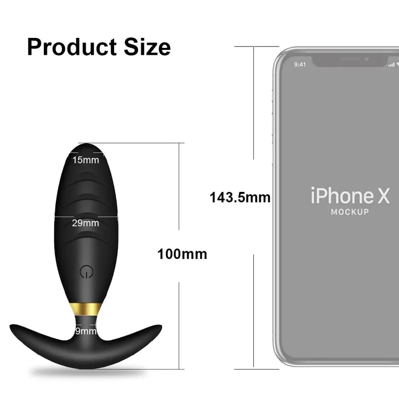 Anal Plug Removable Butt Plug Stimulator Vaginal Clitoris Wireless Vibrator Remote Control Erotic Adult Sex Toys for Couples — image 4