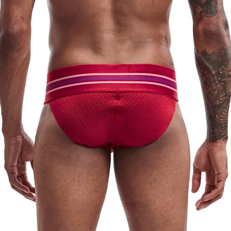 JOCKMAILcuecas De Algodao Masculina Super Wide Waist, Tide High Fork Briefs, High Elasticity Fitness Breathable Men Underground — image 21