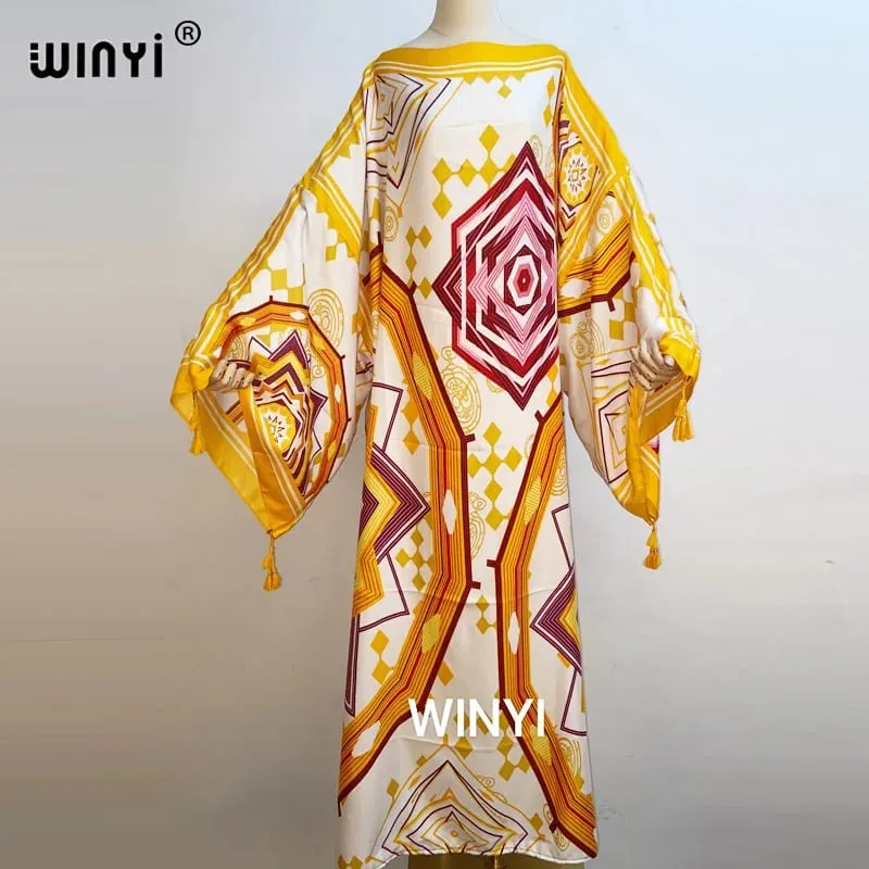 Cotton Robe Femme Hiver Платье Elegant Long Sleeve Мусульманские Комплекты Splicing Stripe Print Female Dresses Vestdios Abaya — image 15