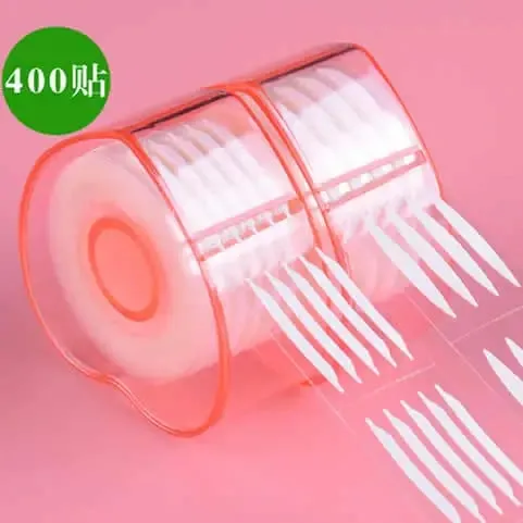 400Pcs/box Big Eyelid Tape Sticker Double Fold Self Adhesive Eyelid Tape Stickers S/L Makeup Clear invisible fallen eyelids — image 3
