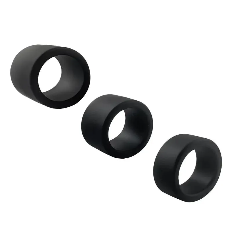Male Silicone penis lock cock Ring bondage Erection Delay Ejaculation Reusable Enlargement ball Luminous stretcher Sex Toy Men — image 5