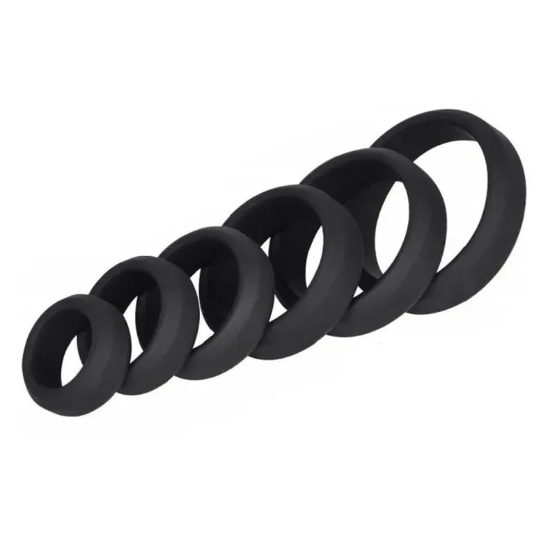 Silicone Cock Ring Penis Enhance Erection Delay Ejaculation Cockring Sex Toys For Men Foreskin Lock Semen Ring Sex Shop