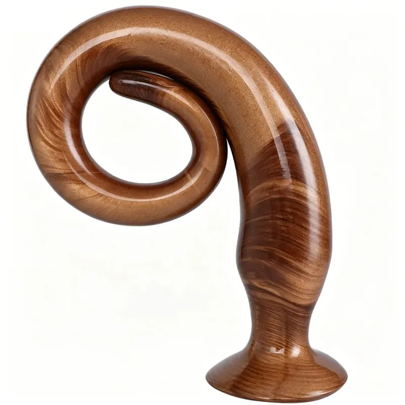 34-50CM płynny silikonowy pasek analny Butt Plug Dildo stymuluj odbyt pochwy miękki Anal Dilator para zabawki erotyczne dla kobiet mężczyzn — image 1