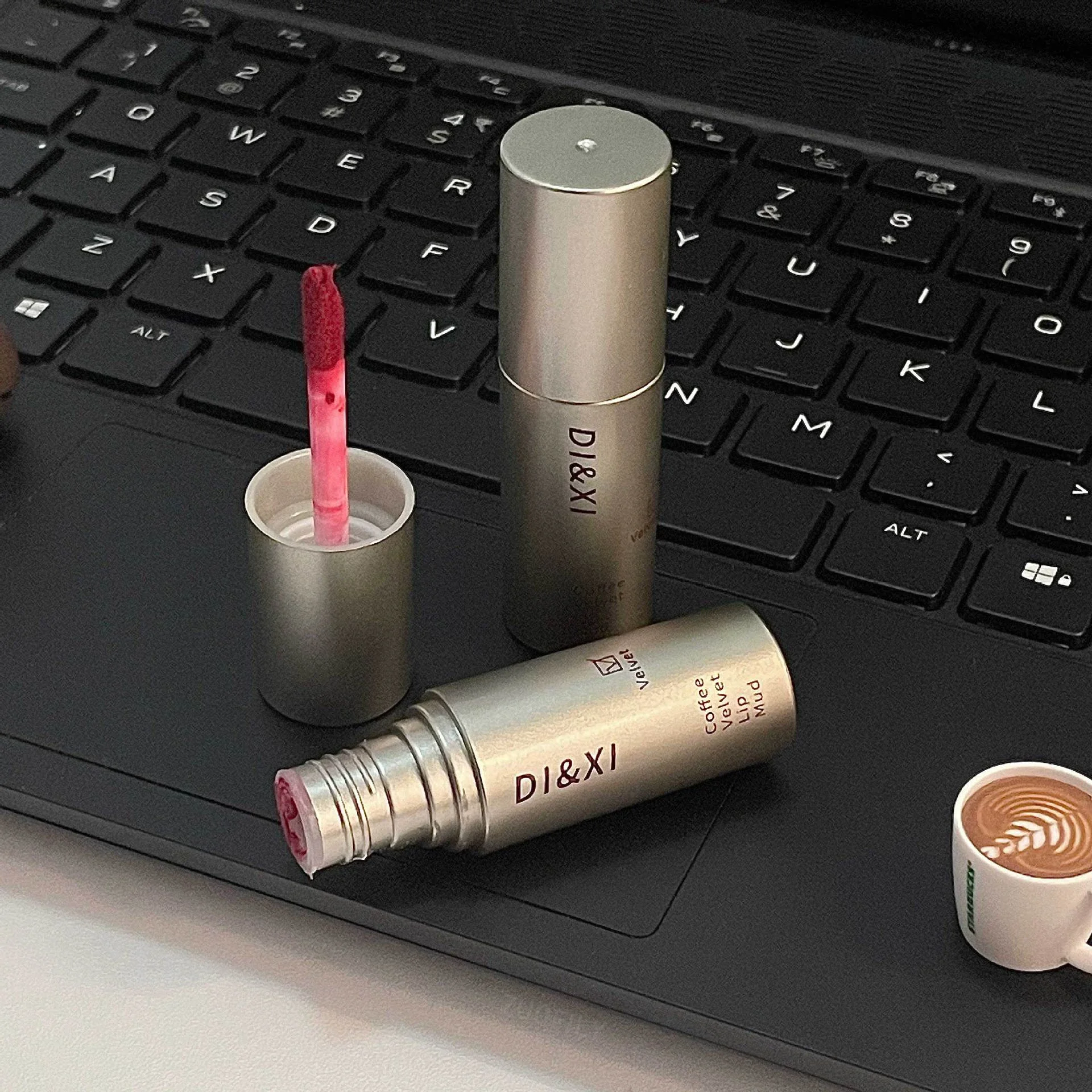 Dark Brown Matte Velvet Lip Gloss Waterproof Liquid Lipstick Nude Brown Lips Tint Mud Makeup Latte Coffee Lip Glaze Cosmetics — image 6