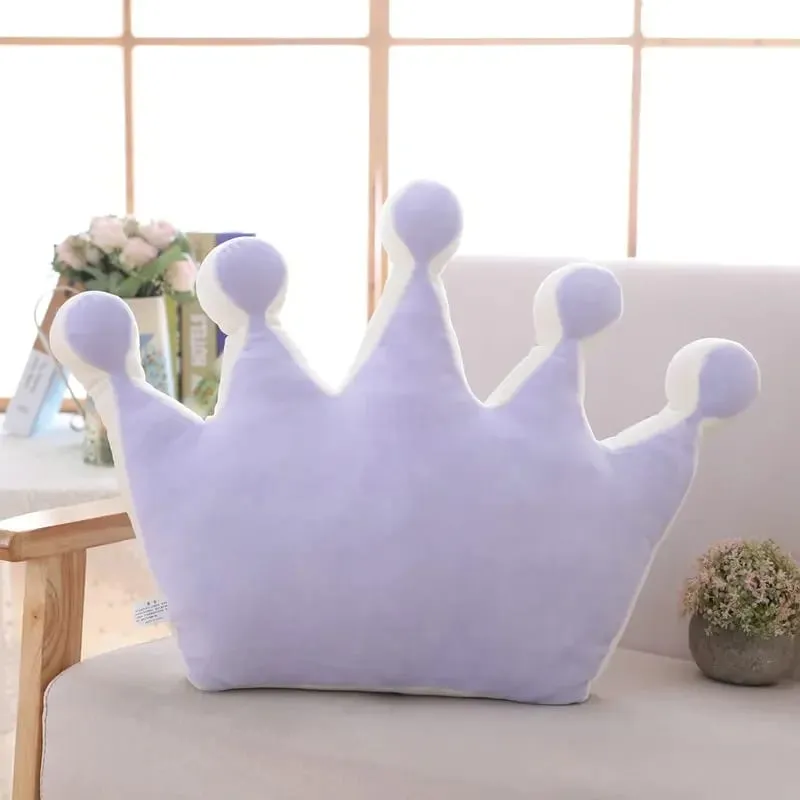 Soft Princess Crown Pillow Stuffed Sleeping Pillow Girl Room Sofa Decor Rainbow Cloud Star celebrity Studio Cushion Gift for Her — image 13
