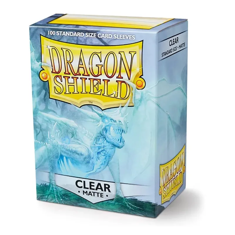 100 Stück/Karton, Standardgröße, Dragon Shield, neue Hüllen, 63 x 88 mm, durchsichtige, mattierte Kartenhüllen für MTG/PKM-Brettspielkarten — image 4