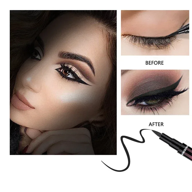 36H Black Quick-drying Eyeliner Waterproof Liquid Eye Liner Pen Long Lasting Smooth Pencil Not Blooming Eyes Makeup Cosmetics — image 7