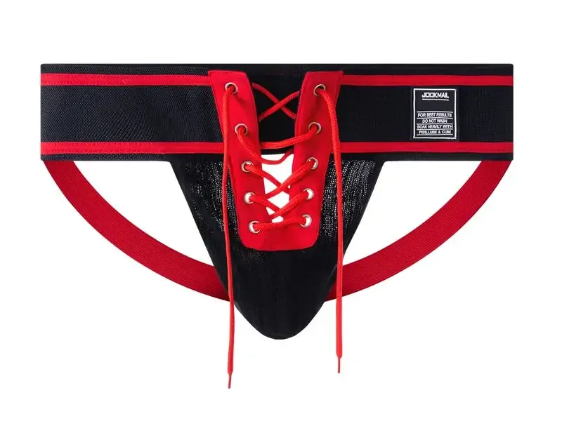 Jockmail Sexy Men Underwear Briefs Jockstrap Bare Buttocks Panties Gay Male Panties Shorts Bulging Bag Soft Underpants Cueca — image 9