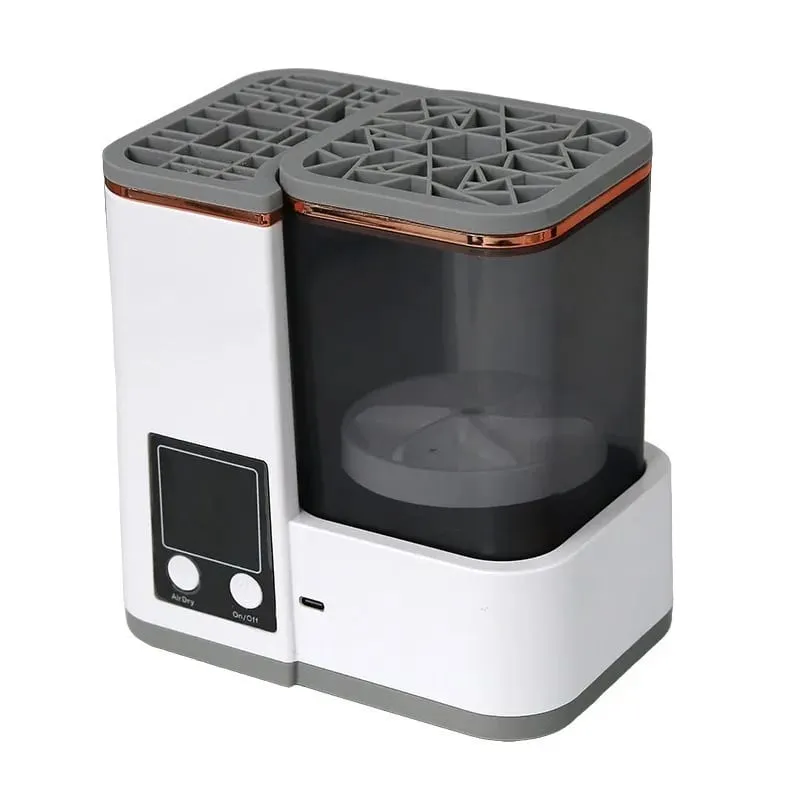 Portable Makeup Brush Cleaning Machine Awtomatikong Washer Dryer 2 Wash Mode 2 Air Dry Mode para sa Beauty Brushes Paggamit sa Paglalakbay sa Bahay — image 6