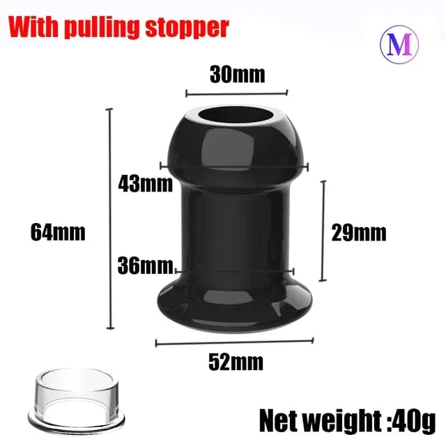 Hollow Anal Plug With Stopper Vagina Anus Dilator Speculum Expander Buttplug Prostate Massage Sex Toys For Women Men Gay