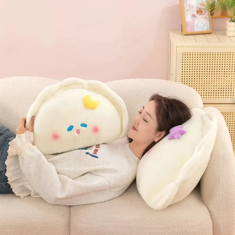 Cute 50cm Plush Pillow Cartoon Moon Dumpling Doll Stars Cloud Doll Great Gift — image 7