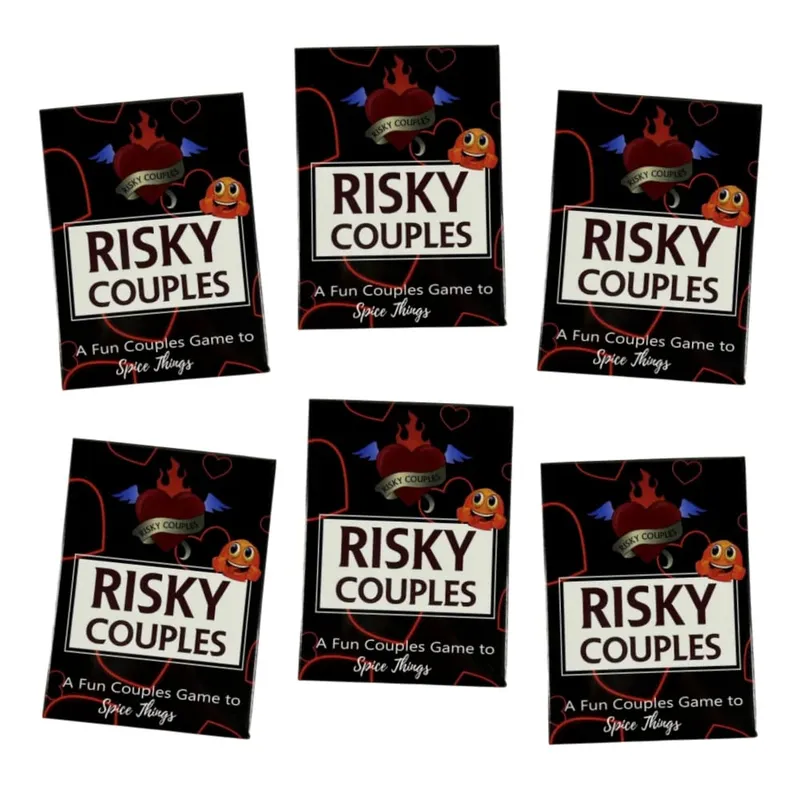 Risky Couples Super Fun Couples Game For Date Night Spicy Dares Questions For Your Partner Romantic Anniversary Card Game — image 1