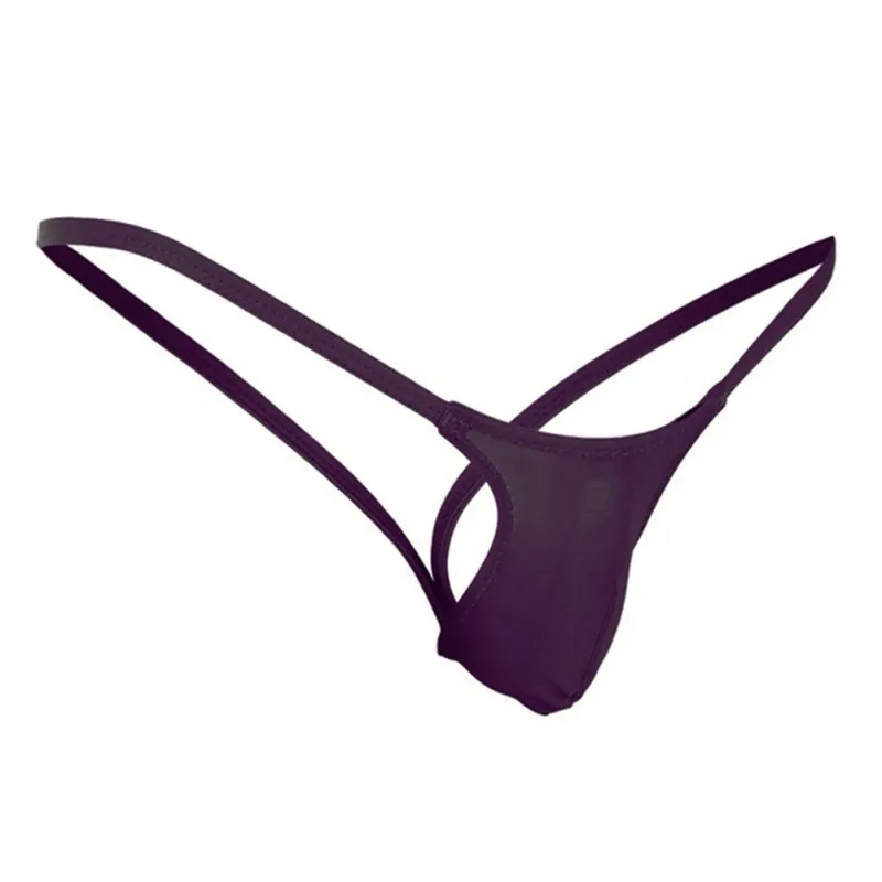 Ultra-thin Gay Men Thong G-string Seamless Men Jockstrap Micro T-back Underwear Male String Bikini Swimwear Pouch Underpant A50 — image 13