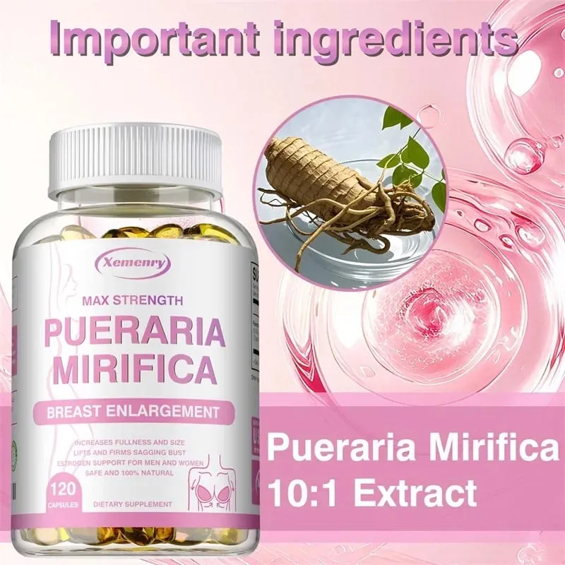 Pueraria Mirifica - Promotes Women's Health Makes Breasts Fuller Hormone Metabolism Relieves Menopause Non-GMO — image 4