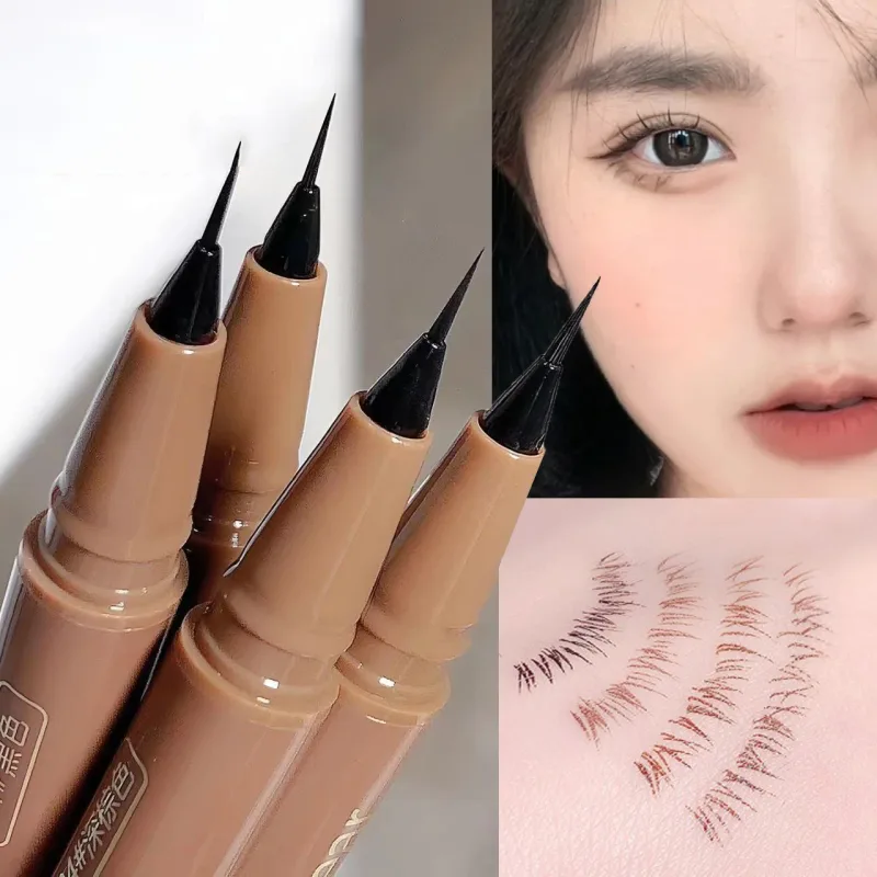Gege Bear Liquid Eyeliner Pen Waterproof Smudge-proof Fast and Precise Makeup Quick and Smooth Drying Lower Eyelash Pen — image 3
