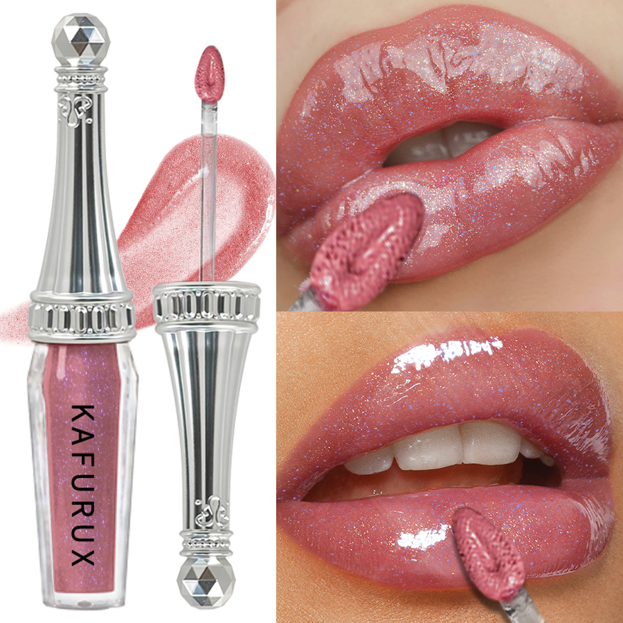 6 Colors Glitter Liquid Lipsticks Shimmer Shiny Lipgloss Pearlescent Lip Tint Mositurizing Long Lasting Lip Glaze Makeup For Wom — image 2