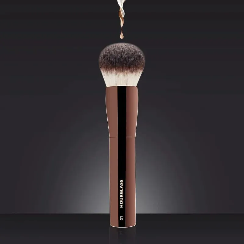 1pc HG Pro Foundation retra Makeup brushes Powder contour Blusher Make up brush metal handle Highlight Bronzer high end No box — image 29